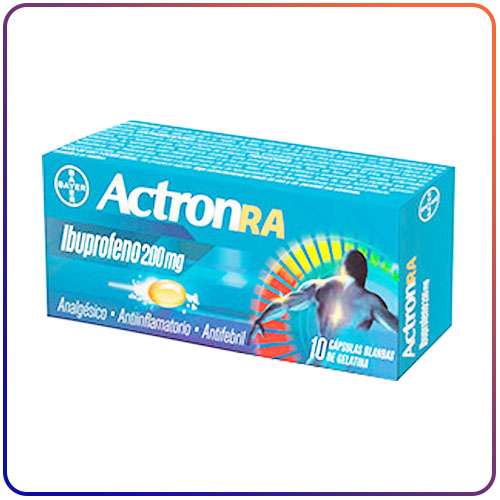 ACTRON RA 200 MG X 10 CÁPSULAS BLANDAS (IBUPROFENO)